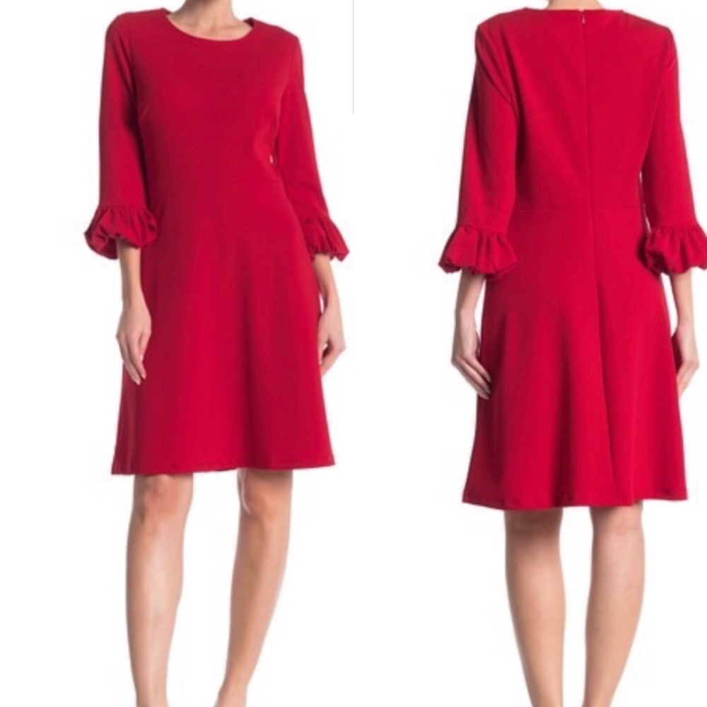 RONNI NICOLE Bell Cuff Solid Dress